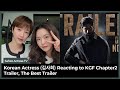 KGF CHAPTER 2 Trailer Reaction, Korean Actress | Rocking Star Yash, Sanjay Dutt