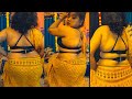 LOW WAIST YELLOW SAREE FASHION TRENDING COTTON SAREE BACKPOSE LOOK Backpose Back Navel Hot Boudi