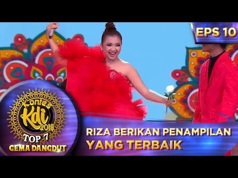 Riza Berikan Penampilan yang Terbaik - Kontes KDI 10 (23/9)