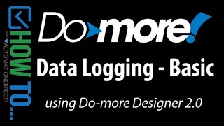 Do-more PLC - How To Do Simple Data Logging