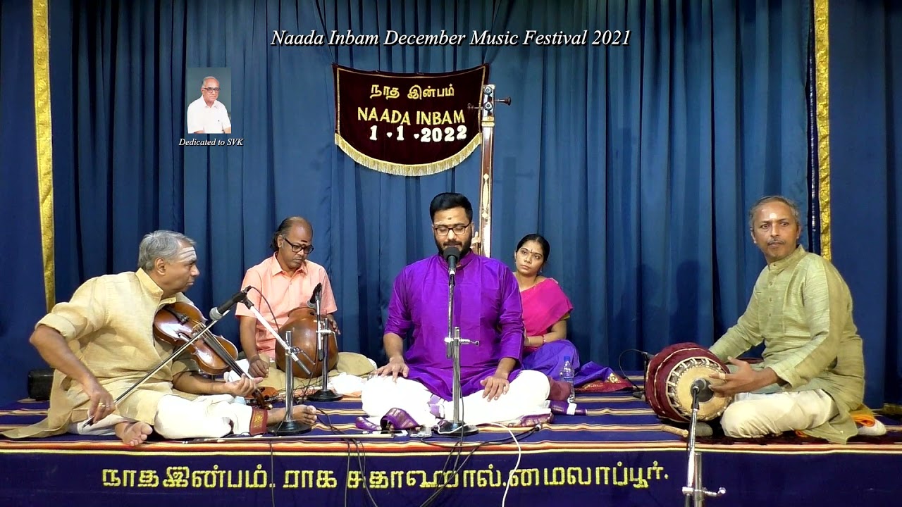Vidwan Bharat Sundar for Naada Inbam December Music Festival 2021