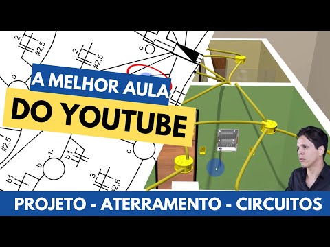 Instalação ELÉTRICA completa 3D + Prof Jadson Caetano ⚡