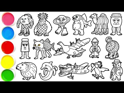 Disegna 16 fantastiche creature meme italiane in pochi minuti - UDin Din Din, orangutan Orangutin...