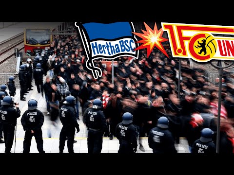 Attack attempt, pyro show & huge choreo! (Hertha - Union 0:2, Berlin derby)