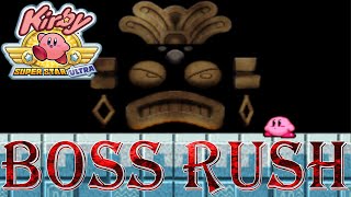 Kirby Super Star Ultra - Arena Rush (All Boss Fights, No Damage)