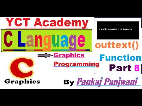 C Graphics Programming in Hindi Part 1 Introduction