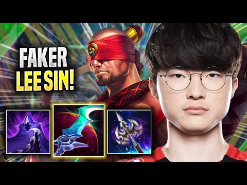 FAKER IS A BEAST WITH LEE SIN! - T1 Faker Plays Lee Sin JUNGLE vs Wukong! | Season 2022