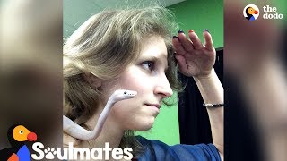 Adorable Snake Is So Affectionate With Her Mom | The Dodo Soulmates