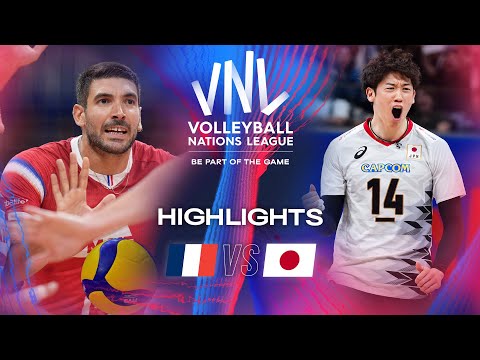 🇫🇷 FRA vs. 🇯🇵 JPN - Highlights | Week 3 | Men's VNL 2024