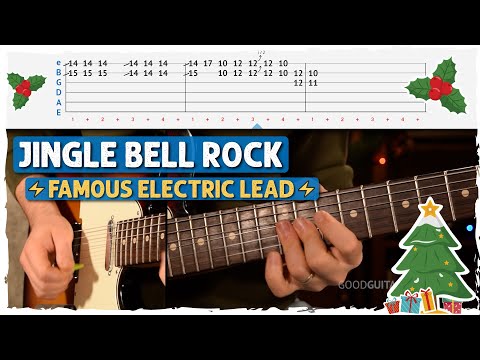 How to Play the Famous Jingle Bell Rock Guitar Intro | Beginner & Advanced Versions (With TAB)