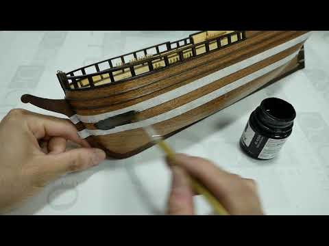 CASCO-030- Como pintar el casco. ESSEX - Modelismo Naval