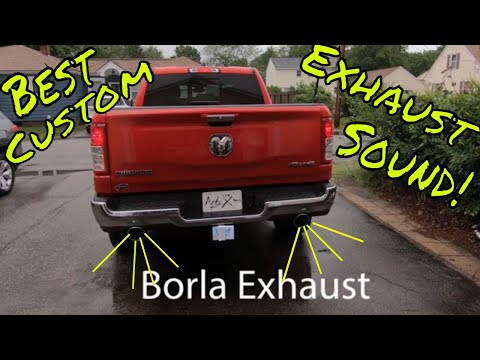 Borla S Type Exhaust: Before And After On A Ram 1500 2019 2020 2021 2022 2023