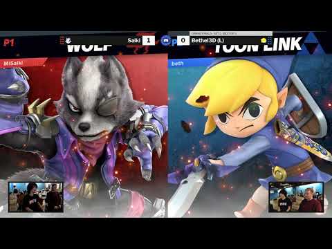 TSL 158 - Grand Finals - Saiki (Wolf/Ike) vs Bethel3D (L) (Toon Link)