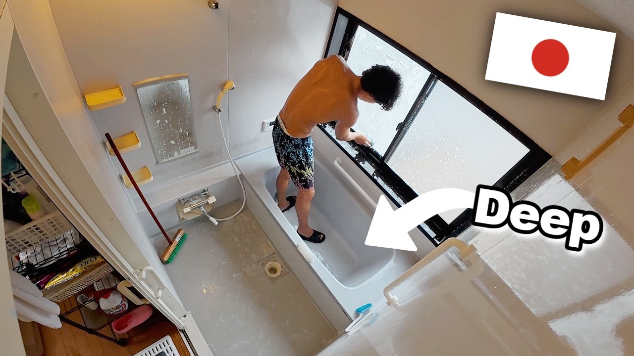 REMODELANDO MI CASA EN JAPON 🇯🇵 | Limpie la bañera a fondo!