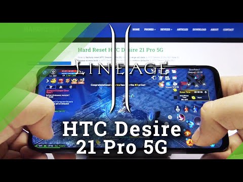 Gaming Quality Checkup on HTC Desire 21 Pro 5G - Lineage 2 Gameplay