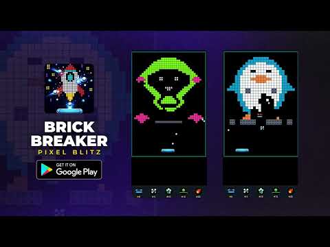 Brick Breaker : Pixel Blitz video thumbnail