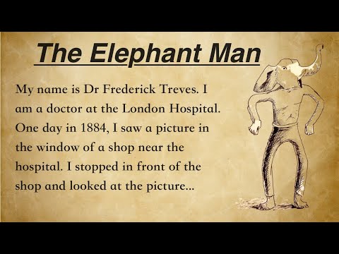 Improve your English 👍| Very Touching Story | Level 1 | The Elephant Man #1001EnglishStories