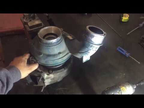 DT 466 turbo assembly