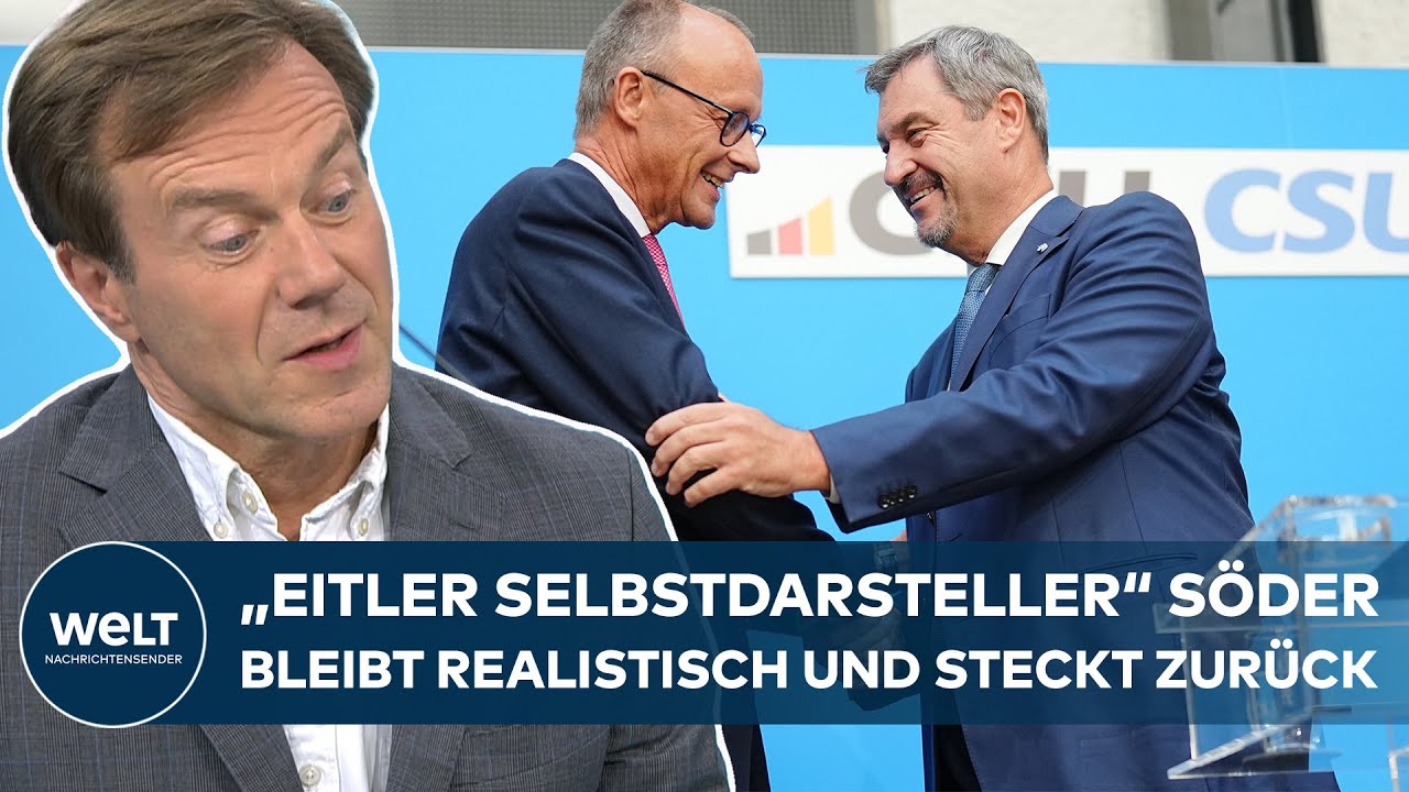 KANZLERKANDIDATUR: Merz triumphiert - Söder "konnte ahnen, dass er keine Chance hatte" | WELT Thema