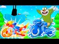Roblox Roblox Oggy Pretended Noob In Front Of Jack And Bob In Cycle Obby