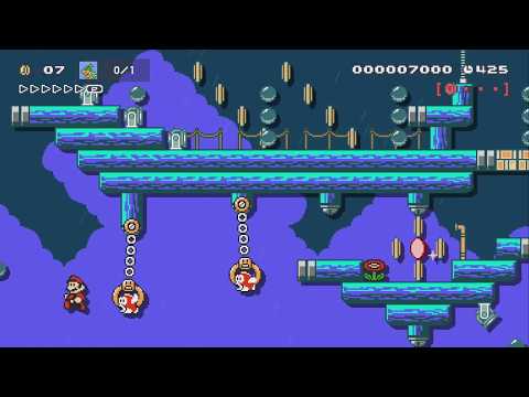 ᐸWater landᐳ 3-[A] Ink storm by Arixorath - Super Mario Maker 2 - No Commentary 1bx