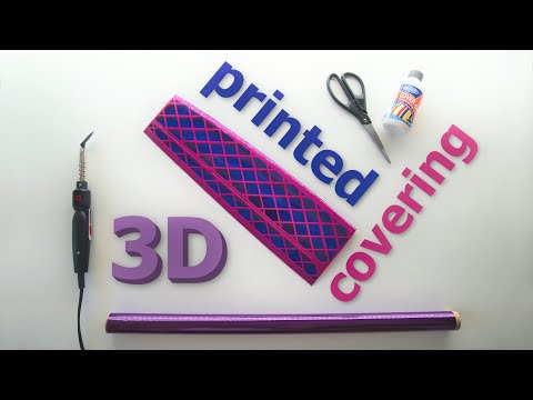 How to cover 3D printed wings