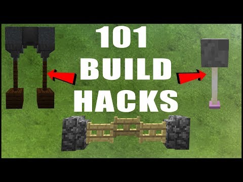 101 MINECRAFT BUILD HACKS
