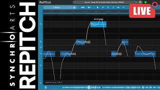 Video thumbnail for RePitch - Natural Vocal Pitch Editing - Synchro Arts | Live Stream by Plugin Boutique