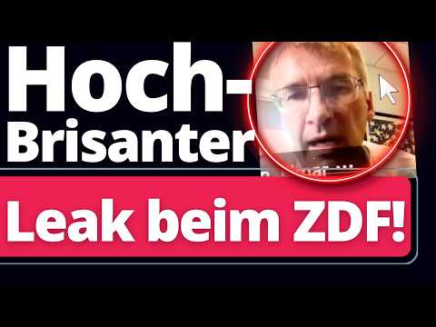 Eilmeldung: Elmar Theveßen macht ZDF Skandal noch viel schlimmer!