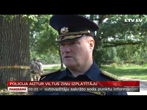 Policija aiztur viltus ziņu izplatītāju