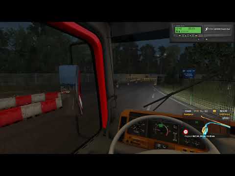 Nowogard - Łodź Mercedes-Benz Actros MP1 CB radio + Tachograf