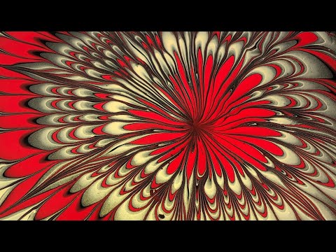 #9 Amazing 3D Flower Acrylic Pouring Technique. 3D Fluid Art.