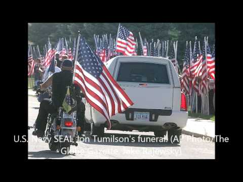 Jon Tomlinson, Fallen Navy Seal, at Funeral
