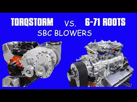 6-71 BLOWER vs TORQSTORM-383 STROKER SBC BLOWER TEST