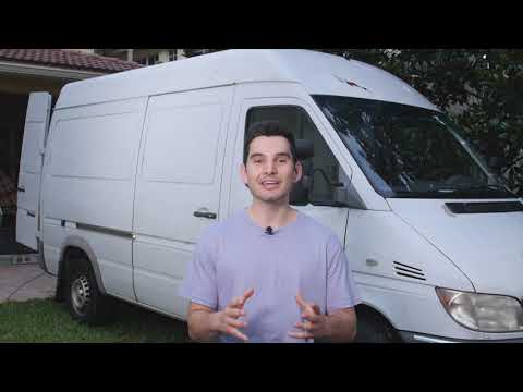 I bought a SPRINTER VAN to convert into a TINY HOUSE all DIY!
