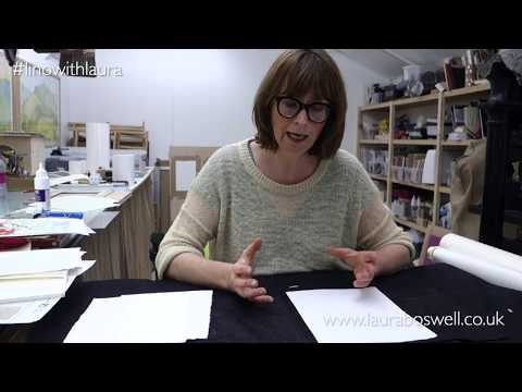 Multi block Lino Print with Laura Episode 18 - Papers For Linocuts, especially Hand Printing Lino