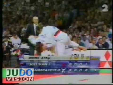 JUDO 1997 World Championships: Lara Sullivan (AUS) - Gella Vandecaveye (BEL)