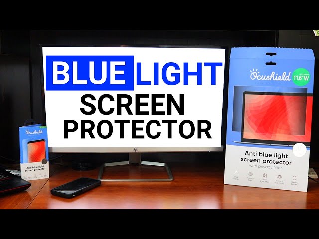 Protector de pantalla de vidrio templado con filtro de luz azul Ocushield  para el iPhone 13 mini