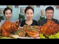 Mukbang Yang Zai Food Full Video Year 2024 Eating Braised Pork Elbow Braised Pork Belly Spicy