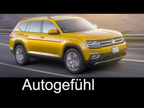 VW Volkswagen Atlas Motor Show reveal review Teramont Exterior/Interior/Features - Autogefühl