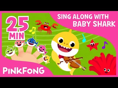 Shark Finger Family & more | Sing Along with Baby Shark | Compilation | Pinkfong Songs for Children