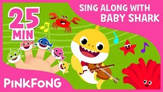 Shark Finger Family &amp; more | Sing Along with Baby Shark | Compilation | Pinkfong Songs for Children