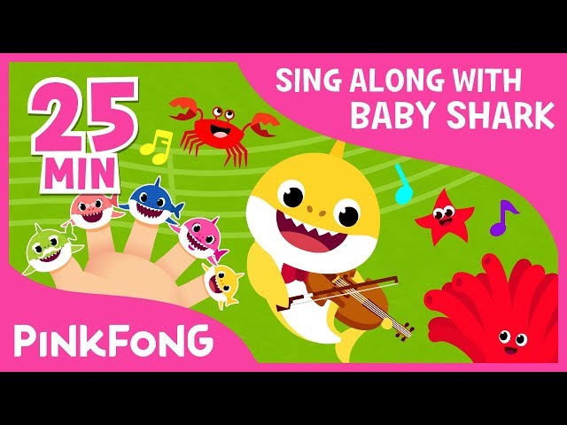 Shark Finger Family & more | Sing Along with Baby Shark | Compilation | Pinkfong Songs for Children