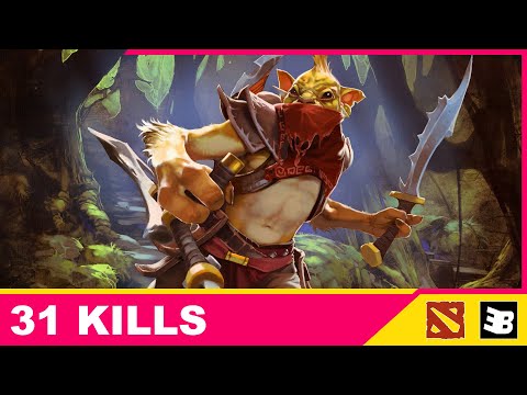 DOTA 2 BOUNTY HUNTER - 31 Kills / Safe Lane / Rank Divine