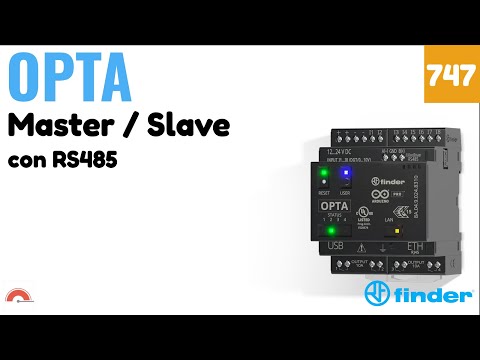 Come realizzare un sistema master/slave via RS485 con OPTA Finder - Video 747