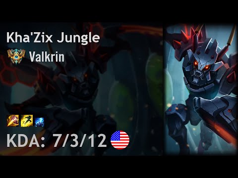 Kha'Zix Jungle vs Lee Sin - Valkrin - NA Challenger Patch 6.18