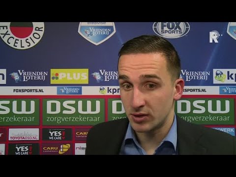 Jeff Stans na afloop van Excelsior - FC Twente