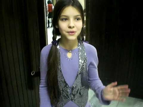 Katya Ryabova (Russia) - Junior Eurovision 2009 interview (in Russian)