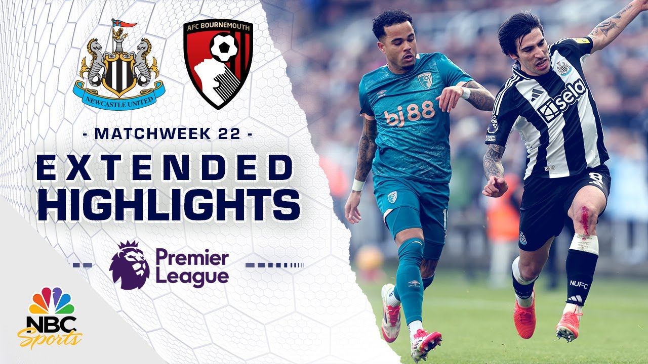 Newcastle United v. Bournemouth | PREMIER LEAGUE HIGHLIGHTS | 1/18/2025 | NBC Sports
