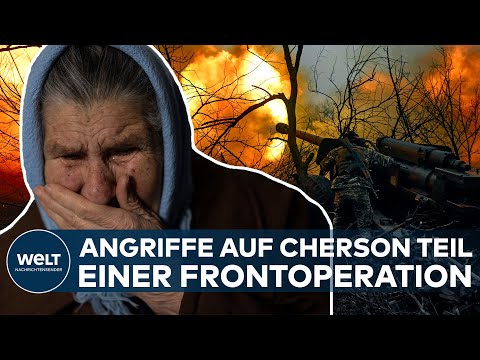 UKRAINE-KRIEG: Keine Ruhe nach russischem Abzug – "Cherson gehört jetzt wieder zur Frontlinie"